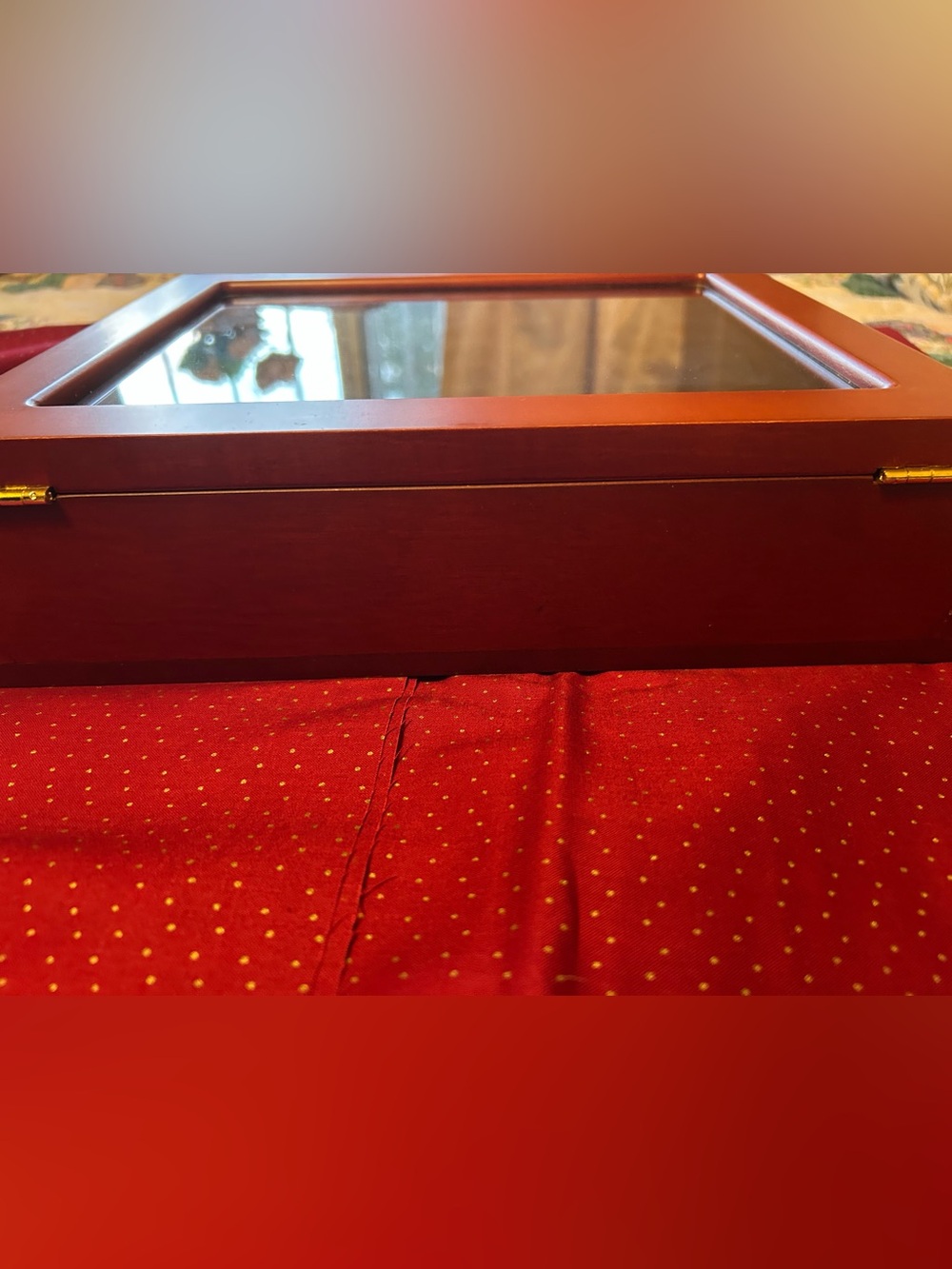 Quarter Display Case for Collection Of Coins Glass Top Key Included - Picture 7 of 10